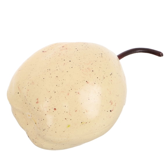 YOSADIER Yellow Artificial Pear Plastic Fake Fruit Decoration for Home Tabletop Party and Photography Props