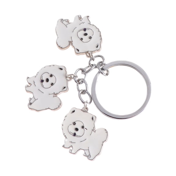 RENACLIPY 1Pack Creative Dog Keychain Keyring for Car Keys Decoration for Pet Lovers