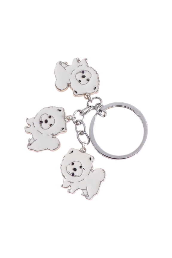RENACLIPY 1Pack Creative Dog Keychain Keyring for Car Keys Decoration for Pet Lovers