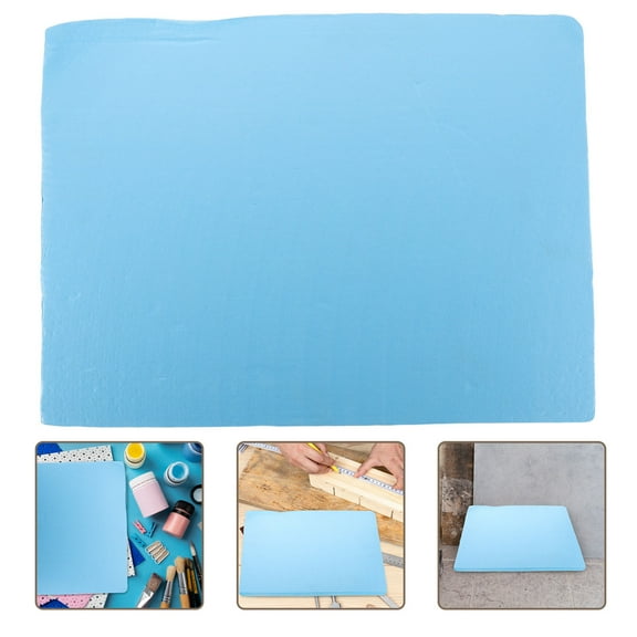 Hemoton Foam Board Diorama Base Foam Rectangle Blocks Diorama Foams Thicken Foams Board for DIY Sculpture Landscape Scenery Accessories Sky-blue