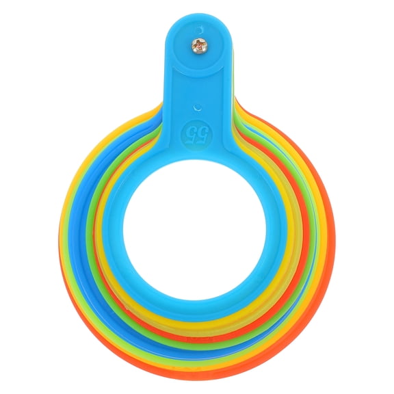 Hemoton Fruits Measuring Circle Plastic Fruits Sizing Calipers Diameter Gauge Diameter Measuring Ring Fruits Gauge Rings For Oranges Citrus