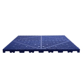 ORDDIART Plastic Interlocking Garage Floor Tiles with Drainage Nonslip Grid Panels for Car Shops and Workshops