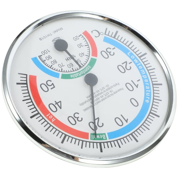 Hemoton Garden Thermometer Practical Thermometer 13x13cm White