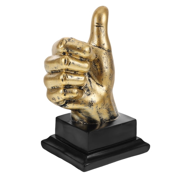 Hemoton Gesture Model Trophy Holder Championship Ring Medals Father