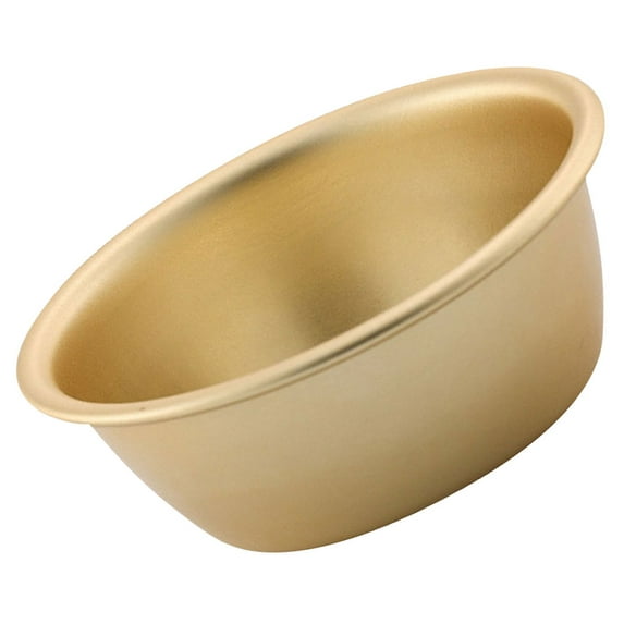 Hemoton Golden Aluminum Wine Bowl for Kitchen Use Perfect for Rice Wine Soup or Pickle 7 inches