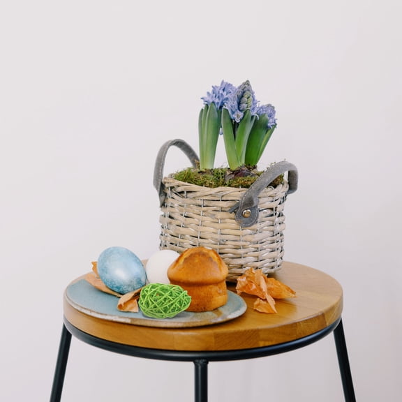 Hemoton Green Rattan Easter Eggs for Decor Small and Compact Perfect for Adding Festive Atmosphere 10pcs