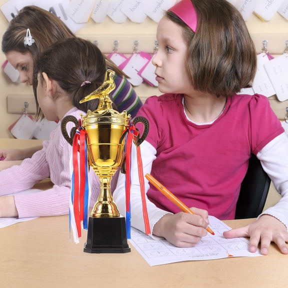Hemoton First Place Pigeon Trophy Cup 1 Set Winning Prize for Sports Tournaments Competitions Soccer Football Match Award Outdoor