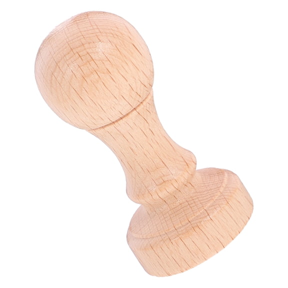 Hemoton Hand Stamp Unfinished Stamp Scrapbook Handbook Stamp DIY Carving Stamper Self Making Stamper DIY Hand Account Seal Blank Wood Stamp