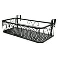 Hemoton Hanging Planters Railing Planter Plant Flower Outdoor Fence