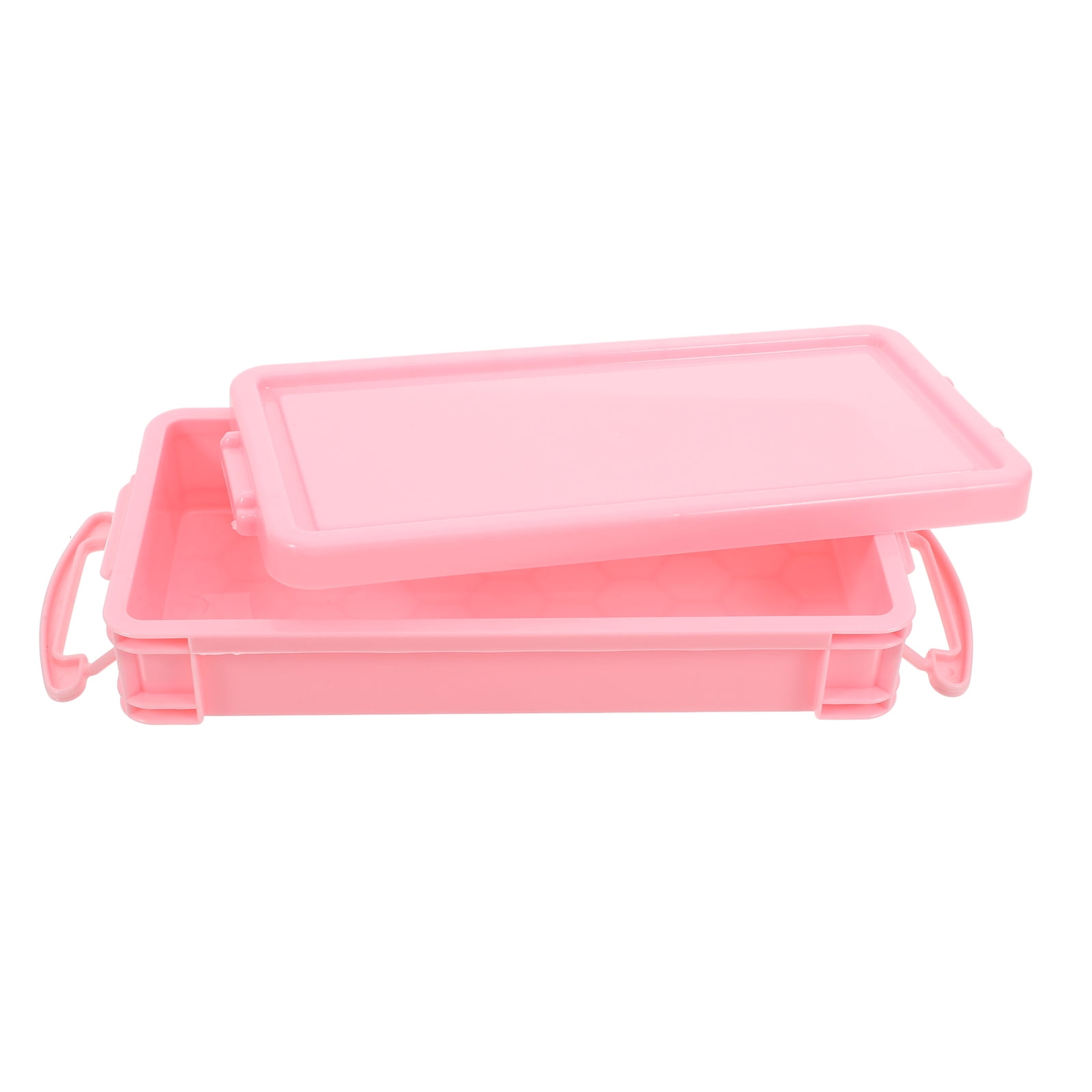 Hemoton Hard Pencil Box Pen Box Plastic Long Pencil Box Empty Crayon ...