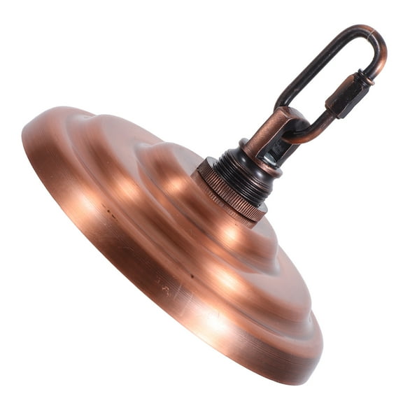 Hemoton Heavy Duty Pendant Light Hanging Kit Metal Ceiling Lamp Mount Plate with Hook Ideal for Chandelier Lantern and Planter Basket