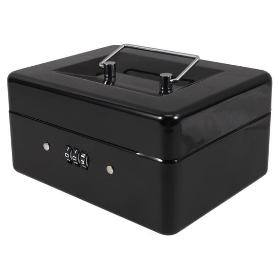 Hemoton Hidden Storage Box With Combination Lock Secure Metal Cash Box ...
