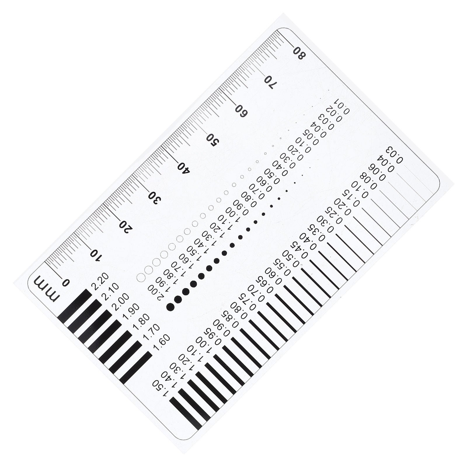 Hemoton High-Precision Ruler Cracks Measurement Tool for Accurate Spot ...