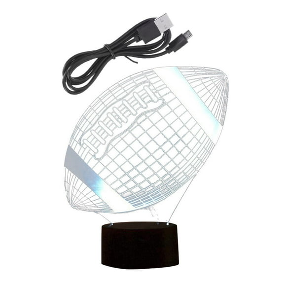 Hemoton  Hover Football Night Light Beautiful Home Decoration for Safety
