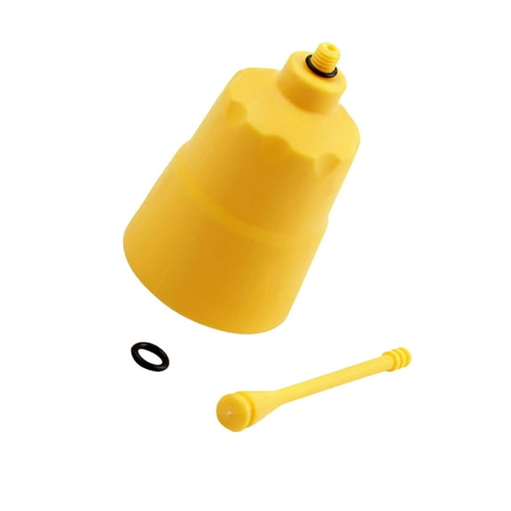 Hemoton Hydraulic Disc Brake Oil Bleed Tool 6.2*3.5CM Yellow