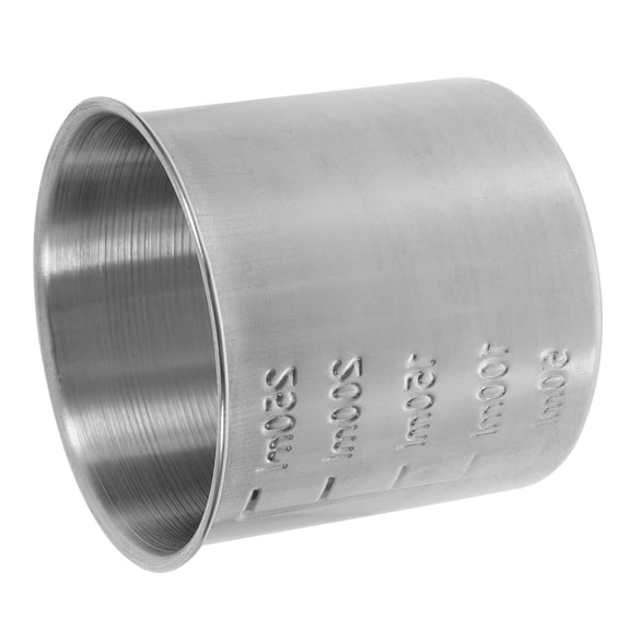Hemoton Stainless Steel Measuring Cup with Scale 250ml for Rice, Flour, Nuts - Japanese Style Rice Cooker Scoop