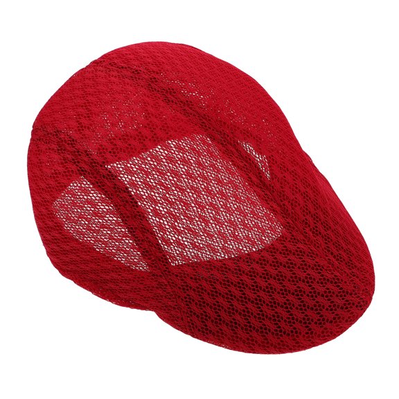 Hemoton Kitchen Cooking Chef Hat Unisex Food Service Cap Comfortable Stylish Beret Cap Men Women Breathable Mesh Hat For Summer