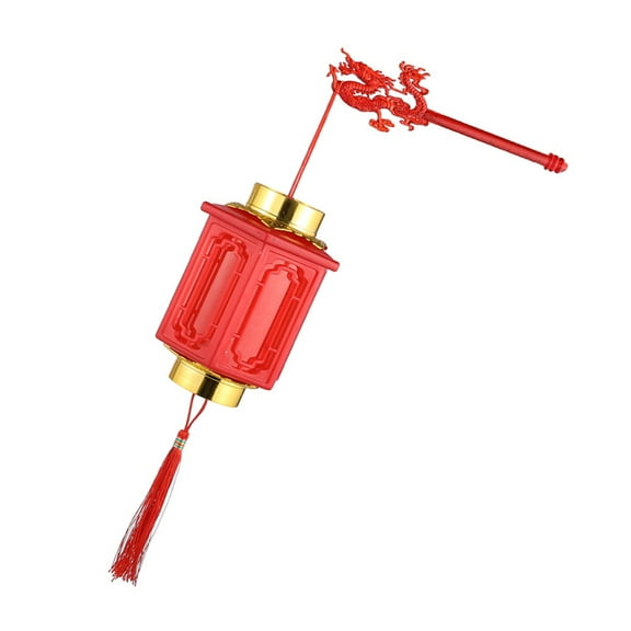 Hemoton Lantern Memorial Lanterns to Release Battery Fairy Lights Home Decor Red