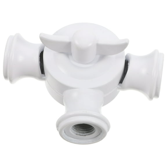 Hemoton Light Socket to Plug Adapter, 3-Prong Outlet Socket Splitter Converter for Light Bulb Socket to Outlet, White, Ideal for Garage and Porch