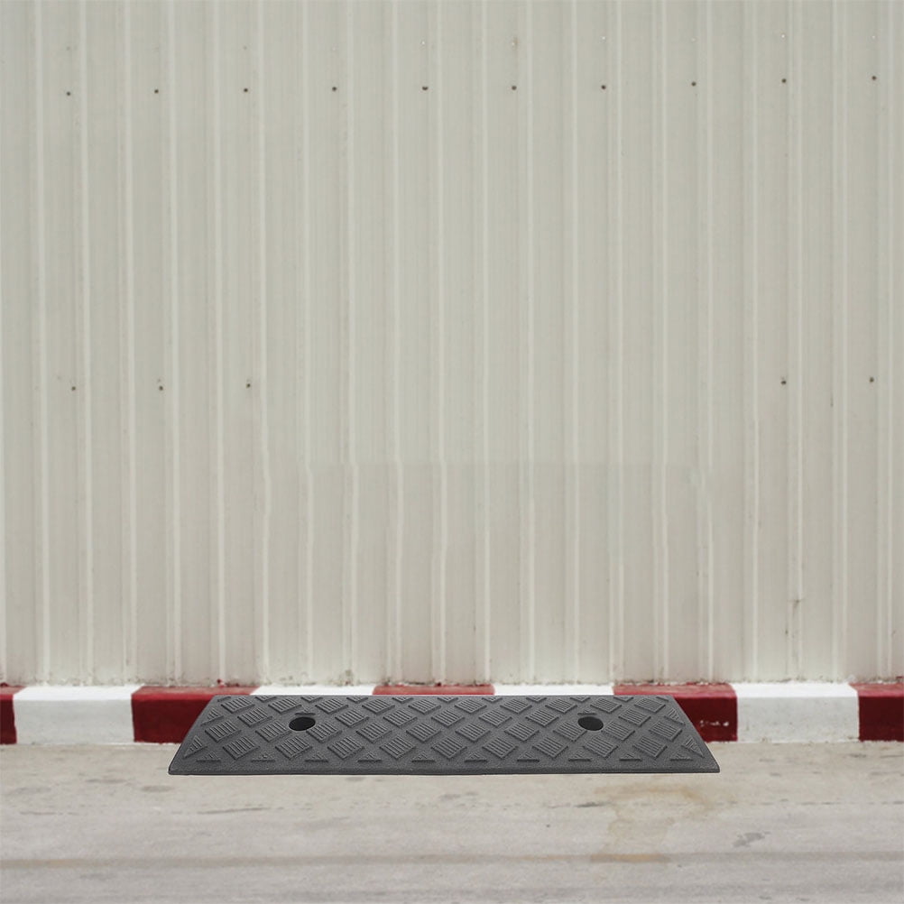 Hemoton Lightweight Ramps for Steps Heavy Duty Driveway Curb Ramp Shed Ramp Threshold Wheelchair Ramp Plastic Curb Ramp Portable Heavy Duty Loading Ramp