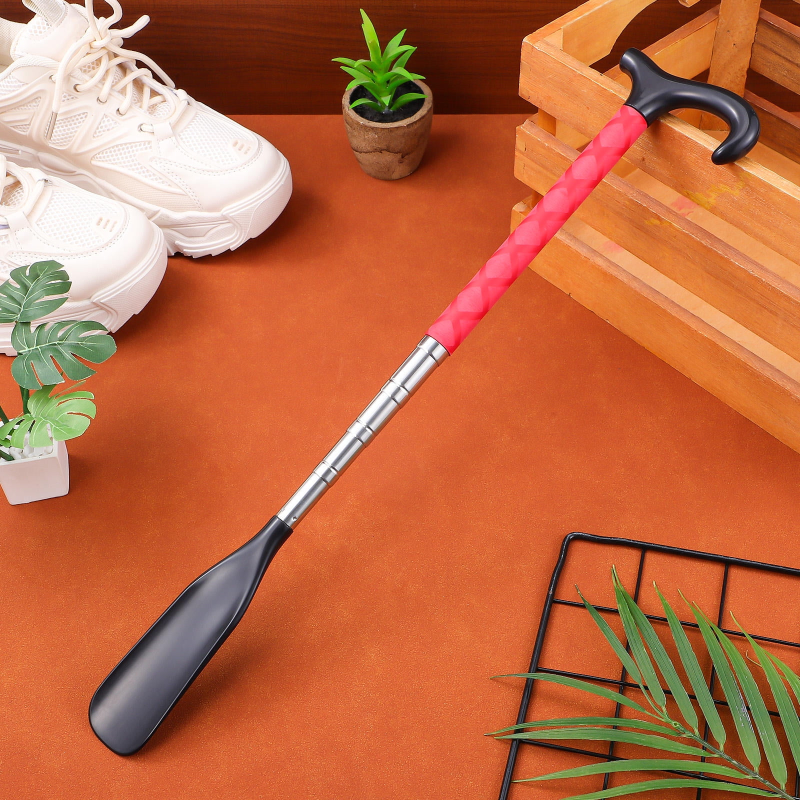 Boot Horn Hemoton Handle Shoe Horn for Boots, Metal Travel Shoe Helper for ...