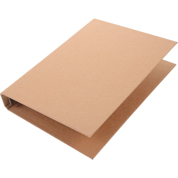 FRCOLOR Binder Cover for 6 Ring Binder Notebook A5 Size Kraft Paper Reusable Notebook Shell 1 Set