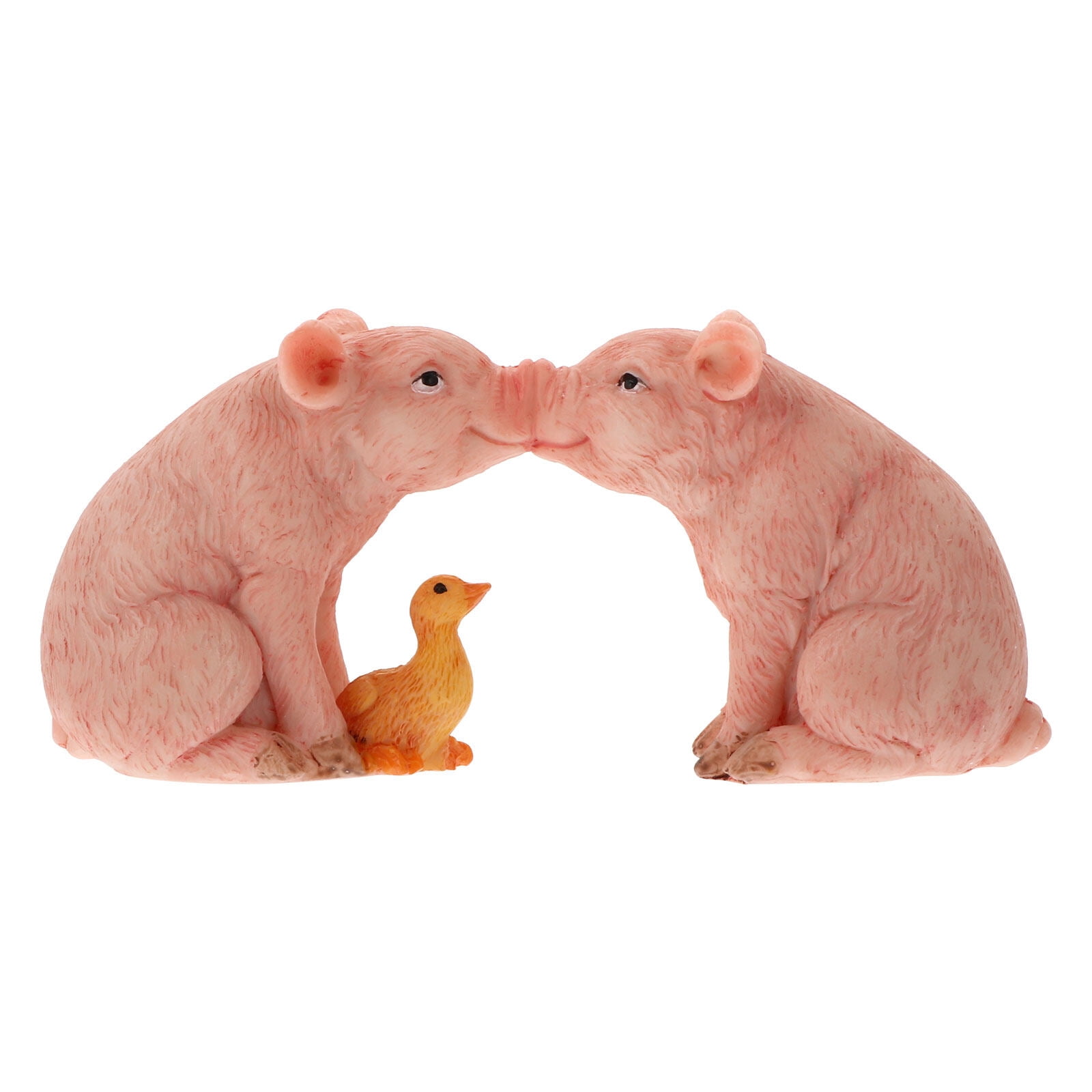Cabilock Deko-Figur „Pig Texting On Toilette“ | 6,5x4x7,4 Cm, Kunstharz | Lustige Schwein-Statue Für Garten, Schreibtisch & Feengarten