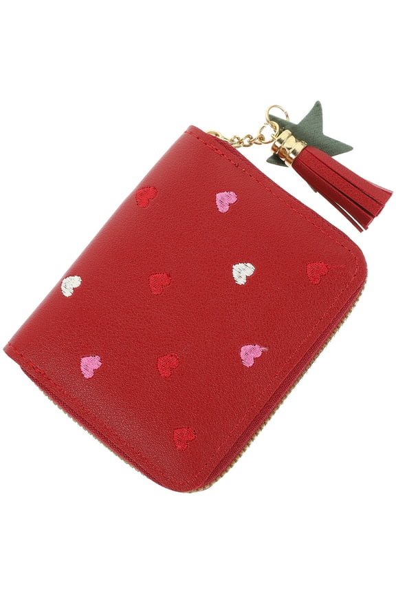 Lovely Woman Change Bag Fashion PU Purse Girl Small Cards Bag Cash Coin Purse