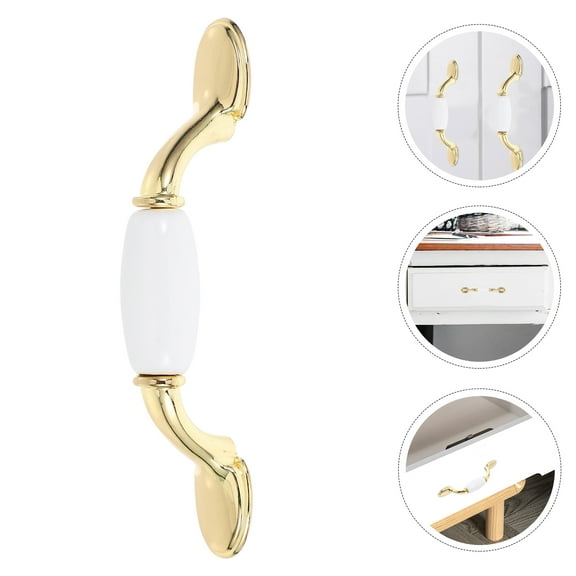 Hemoton Luxury Ceramic and Zinc Alloy for Furniture Use Multi Color Easy Installation 12