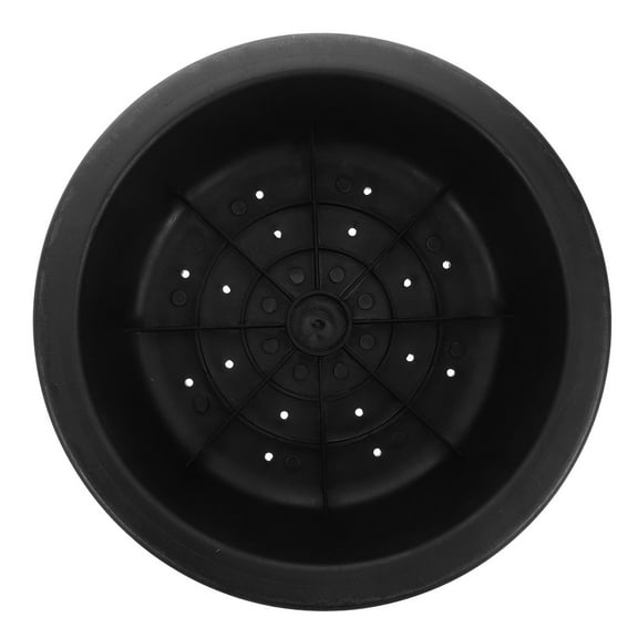 Hemoton Manhole Cover Circular Lawn Well Covers Round Replacement Black