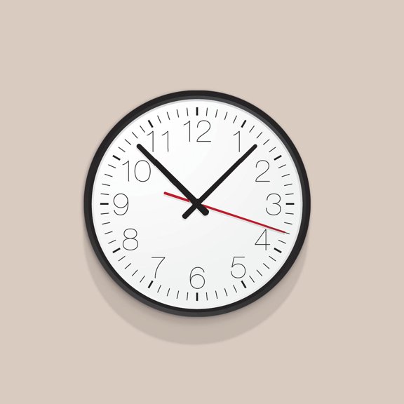 Hemoton Metal Border For Quartz Clock Ultra-Thin Edge Wall Clock Parts Metal Clock Shell Replacement Metal Wall Clock Border Clock Repair Parts