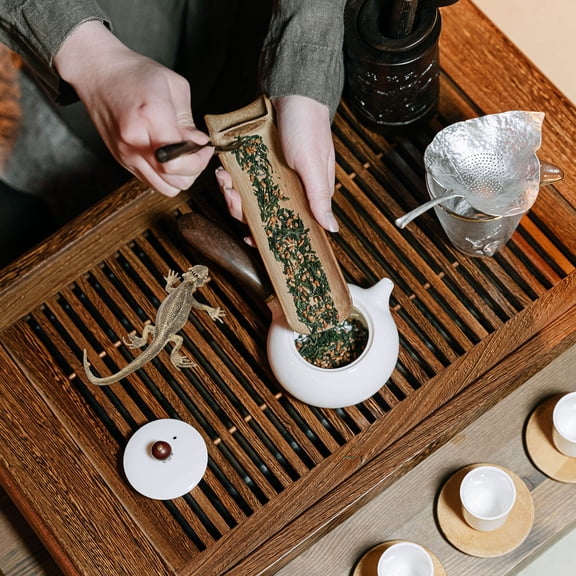 SOPOTUTU Cute Realistic Metal Lizard Sculpture Vintage Home Office Tabletop Accessory