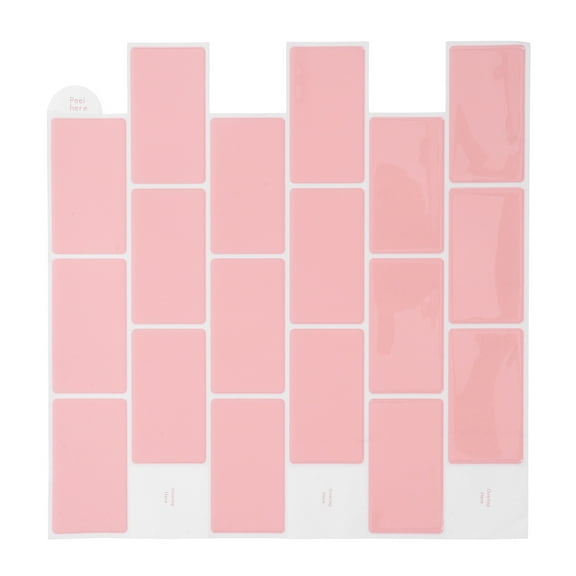 Hemoton Modern Peel and Stick Bathroom Wallpaper Kitchen Backsplash Wall Decor