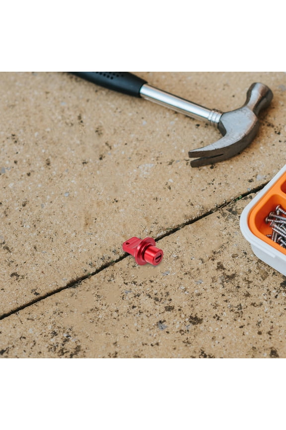 Red Aluminum Alloy Motorcycle Key Holder Durable Keychain for Scooters ATVs and Motorcycles 3.0 Inches