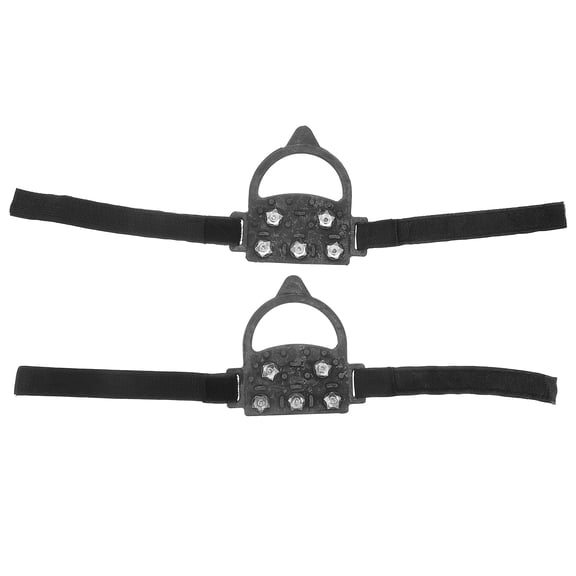Hemoton Mountaineering Shoe Cover Anti-Slip Ice Grippers Ice Cleats For Shoes And Boots Women Non-Slip Shoes Crampons Ice Traction Cleats Ice Cleats For Shoes