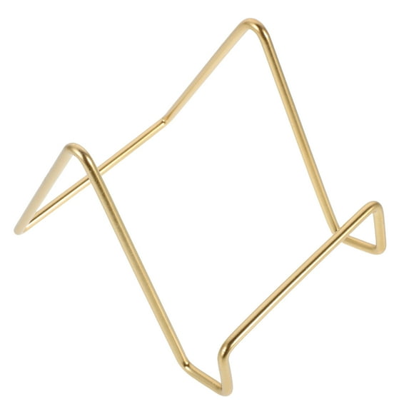 RENACLIPY Golden Iron Picture Frame Stand for Floor Display and Office Organization, Adult Use, 1 Piece