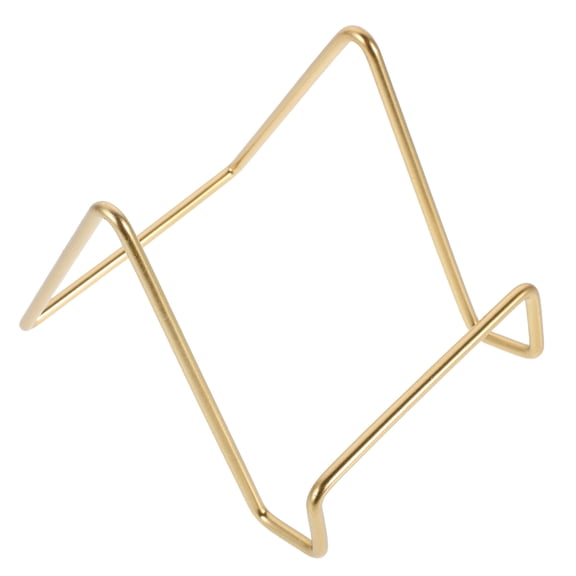 RENACLIPY Golden Iron Picture Frame Stand for Floor Display and Office Organization, Adult Use, 1 Piece