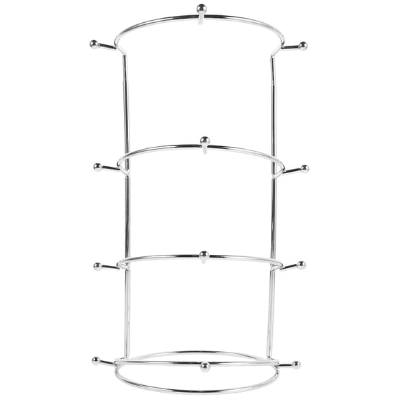 HEMOTON Hair Hoop Rack Four Tier Headband Display Stand Multi Layer Headband Storage Organizer Bridal Tiara Holder For Retail Stores