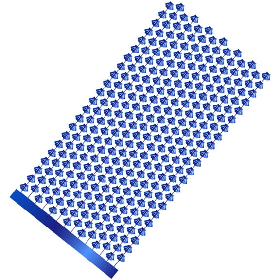 Hemoton Nautical Decor Birthday Decorations Shell Rain Silk Curtain