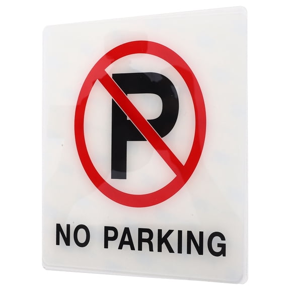 Hemoton No Parking Acrylic Sign Warning Sign Traffic No Parking Sign Not Park Sign Not Parking Sign