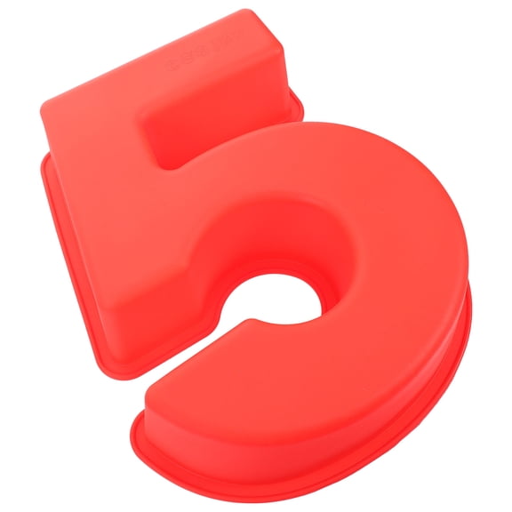 Hemoton Number Cake Pans Silicone Baking Cake Mold Kitchen Cake Mold Dessert Baking Mold