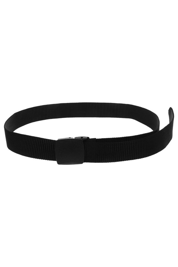 SOPOTUTU Lightweight Nylon Waist Belt with Durable Plastic Buckle Casual Belt for Men