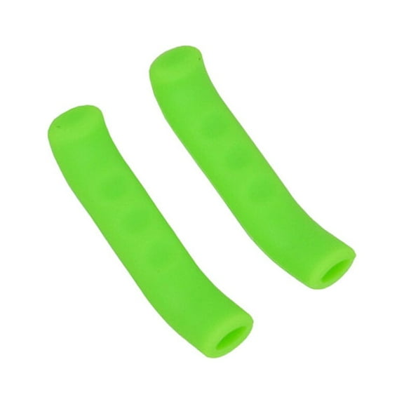 Hemoton One Pair Bike Handle Bar Grips Anti-slip Wear-resistant Grips (Green)