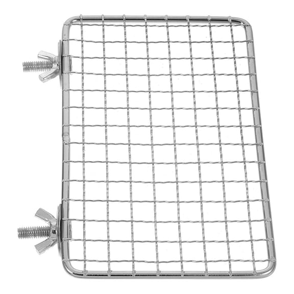 Hemoton Parrot Stainless Steel Platform 20.00X13.00X0.30CM Silver