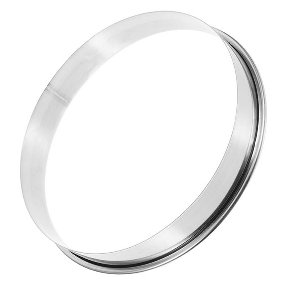 Hemoton Pizza Making Kit With Stainless Steel Pizza Rings Pastry Ring Molds Cooking Rings For Kitchen Baking Homemade Pizza Accessories