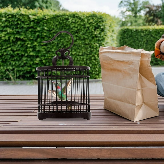 Hemoton Plastic Cricket Habitat Container Portable Cricket Cage Reptile Carrier with Hook Design Decorative Bird Cage for Small Animals