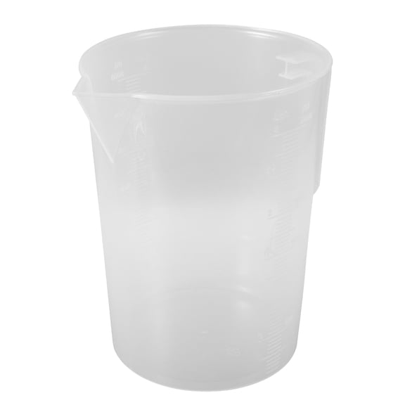 Hemoton Plastic Graduated Pitcher 3000ml Wide Mouth For Easy Pouring Easy To Clean For Lab Beakers Kitchen Measuring Liquid Dispenser