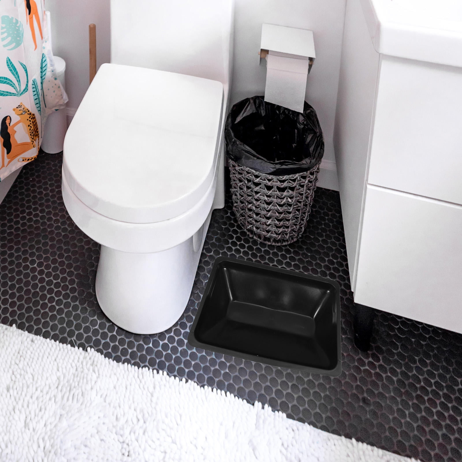 Hemoton Portable Plastic Commode For Commode Chair Elderly Bedside Use For Hospital And Home Care Reusable And Easy To Clean For Adults And Kids