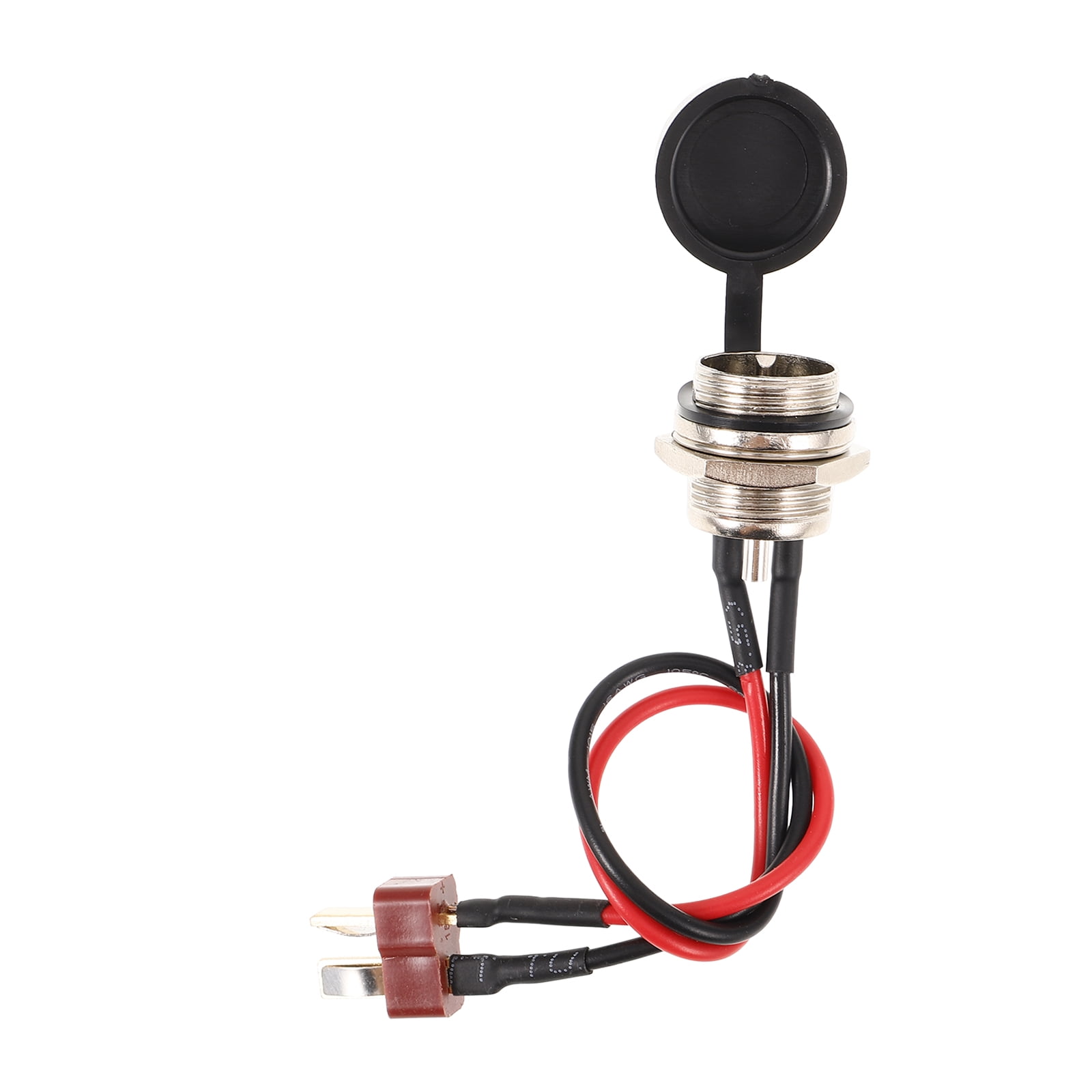 Hemoton Power Inlet Socket with Extension Cord Port Plug Outdoor Electrical Outlet Receptacle for RV Boat Truck