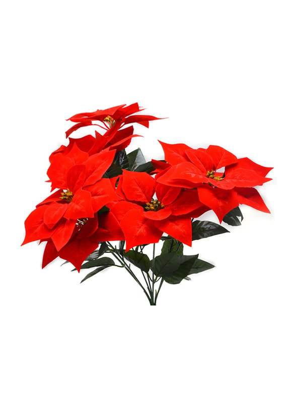 Artificial Poinsettias